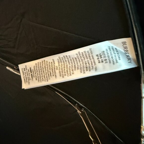 Burberry Water Rose Compact Umbrella, Blue and Red - Picture 10 of 10